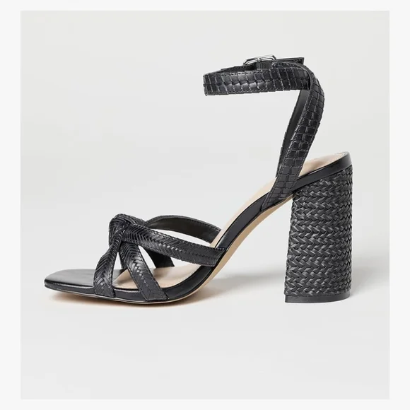 The Drop Women's Renalda Woven Chunky Heel Sandal #1211 - Picture 11 of 15